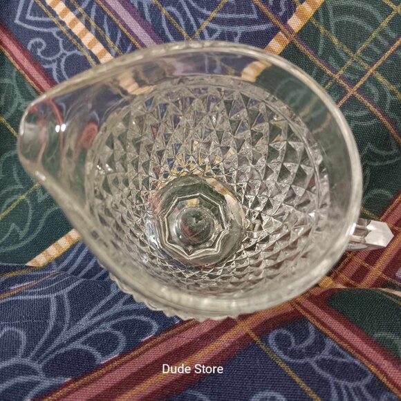 Vintage Indiana Glass 4" Coffee Creamer - Holds 8 ounces - No Chips or Cracks - Picture 6 of 7